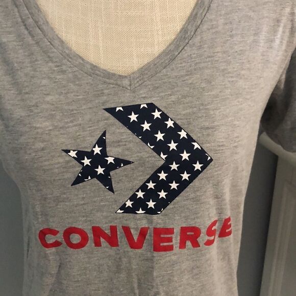 Womens Juniors Converse T Shirt XS - Picture 2 of 3